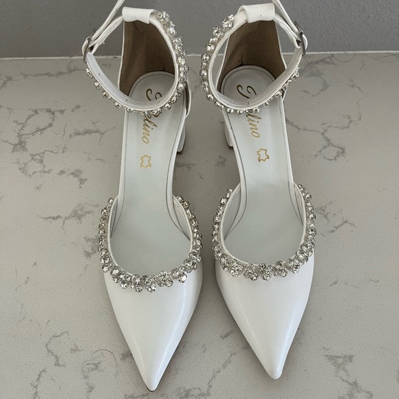 Shoes - Pelino Ankle Bridal Shoes (size 6 US)
